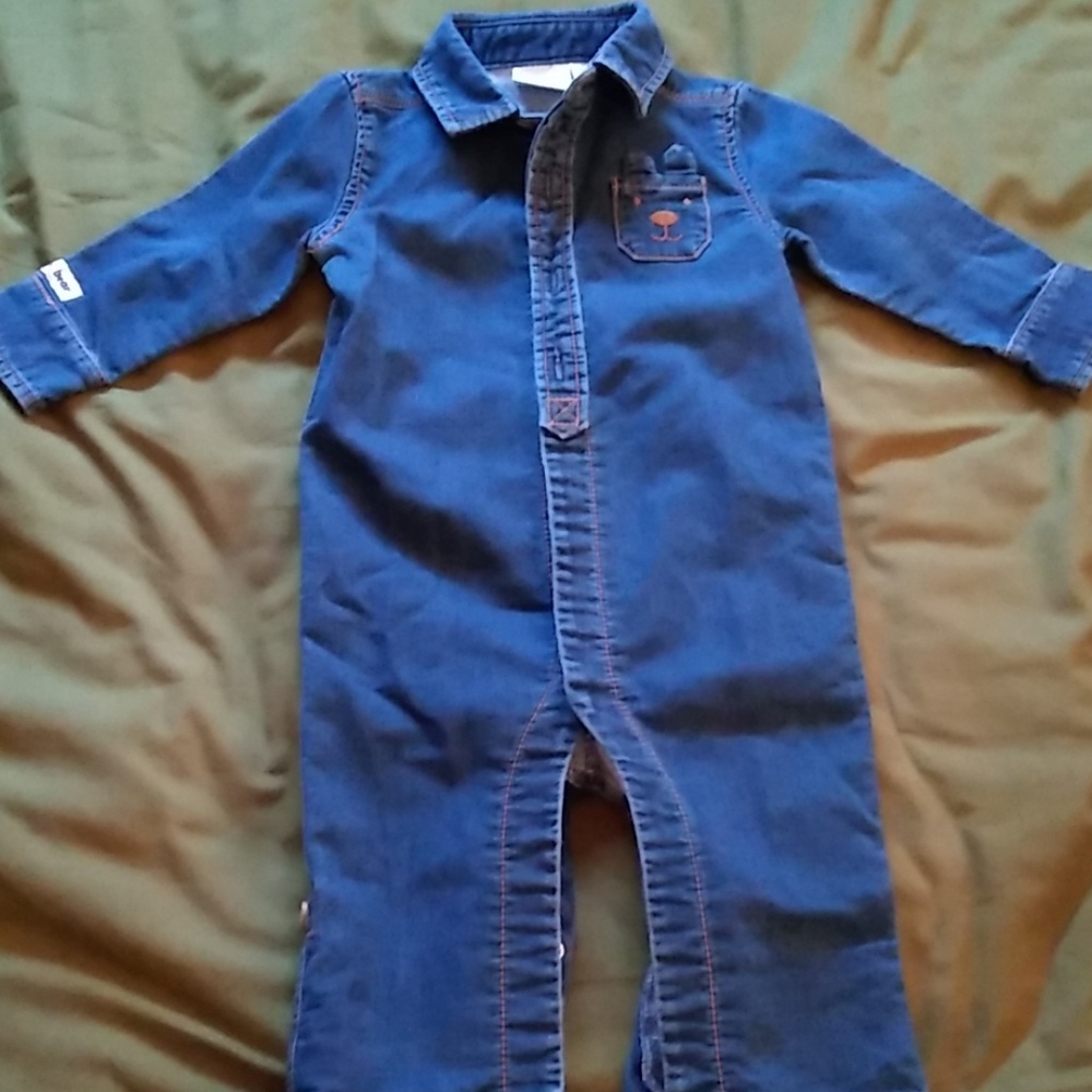 Boys jean onsie